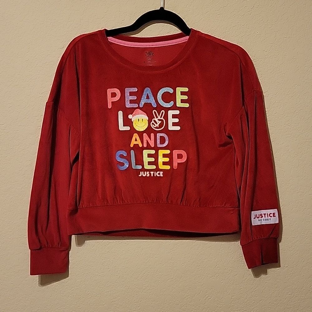 Girl's Justice top size M Red CLEARANCE